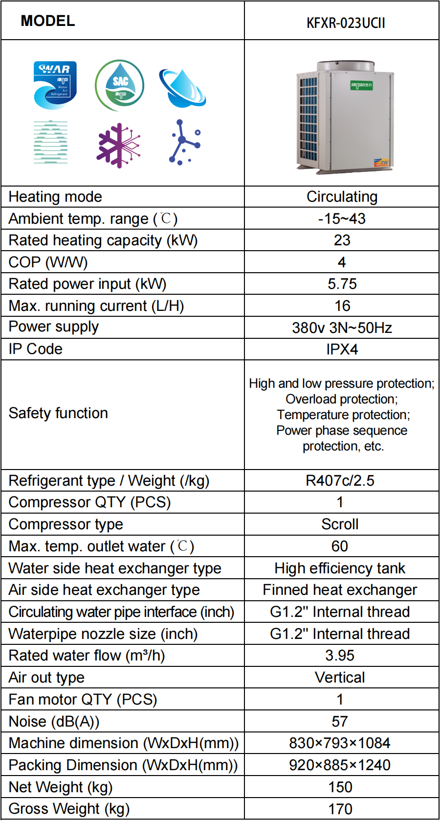 Heat Pump Pool Heater