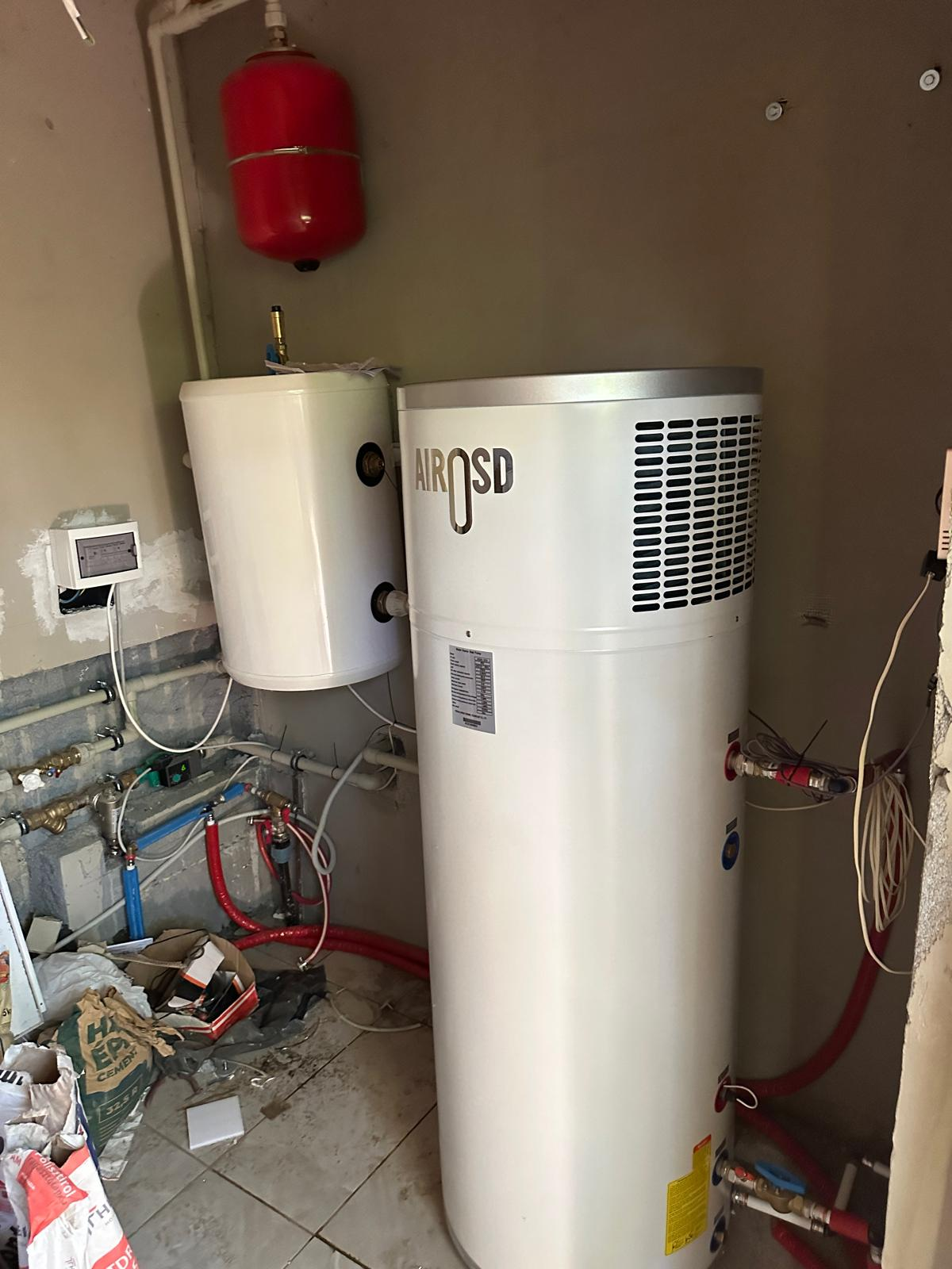 hot water pump system
