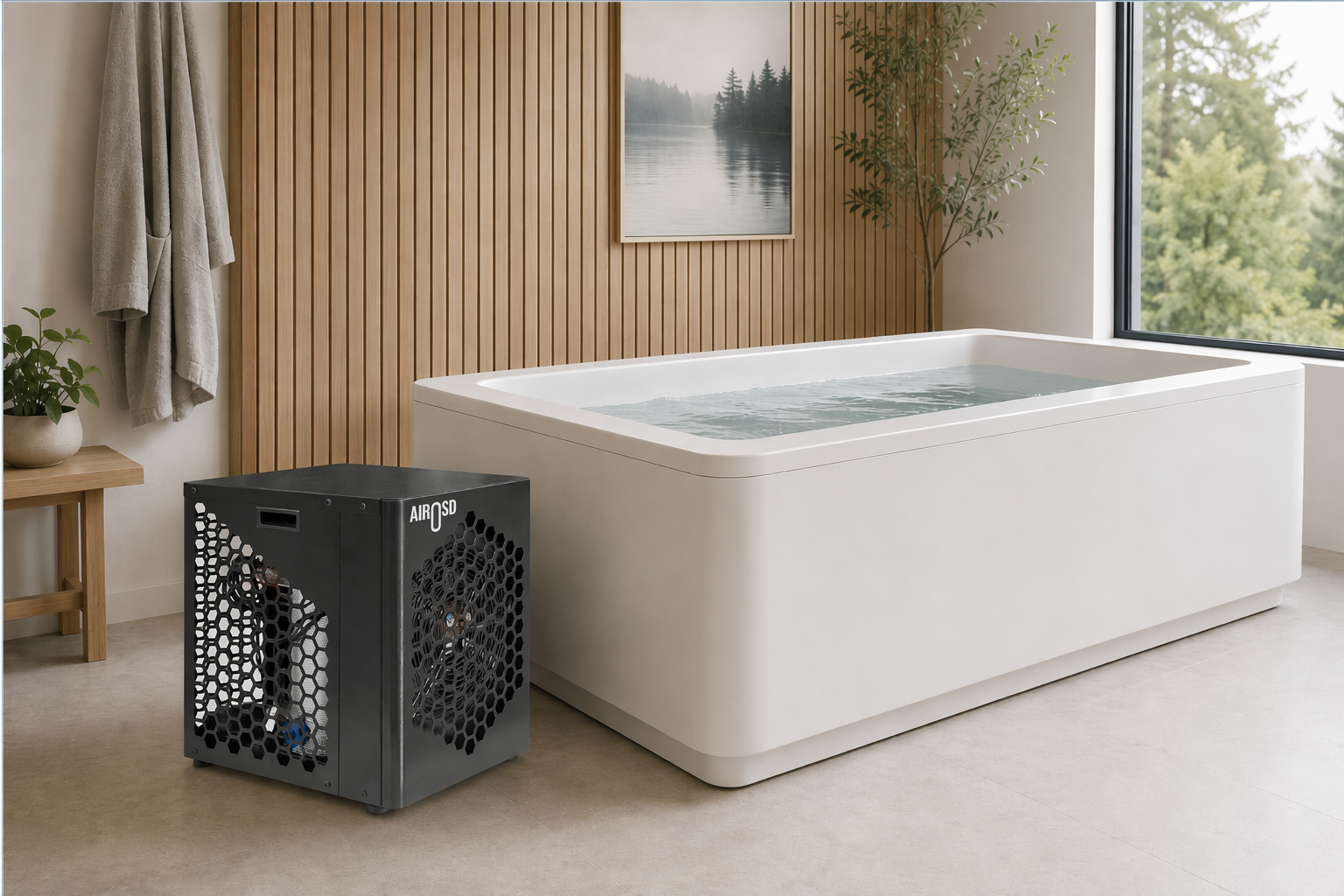 Ice Bath Heat Pump for Bathtubs